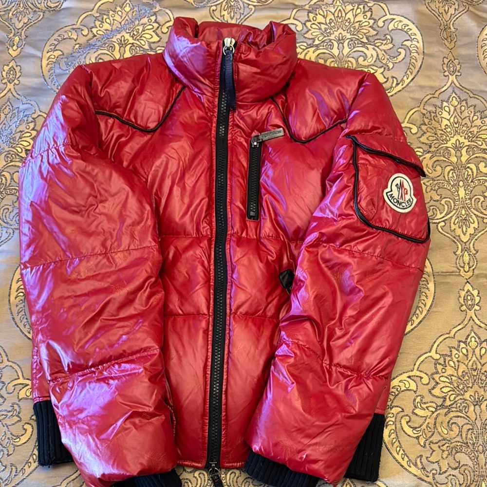 Moncler Red Puffer Jacket